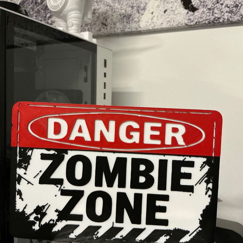 Zombie Zone decorative item new, PLA