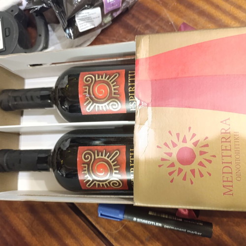 Espiritu de Chile Merlot red wine set vintage 2005, 2 bottles