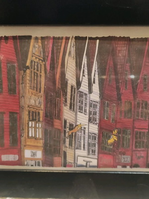 Καδράκι μοντέρνο σε κορνίζα 17×22