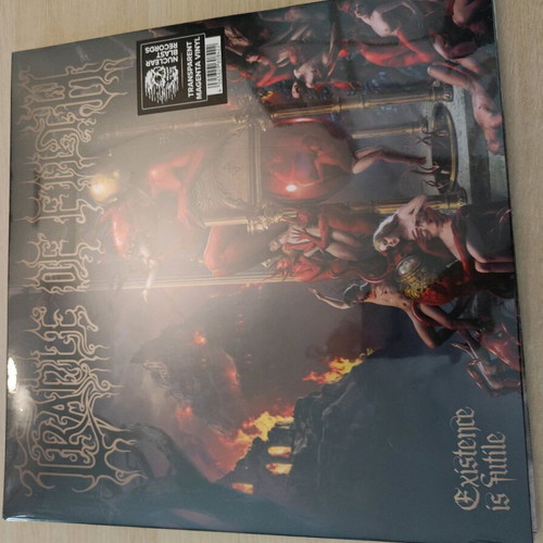 Cradle of Filth Existence Is Futile 2x Vinyl Album Transparent Magenta new sealed