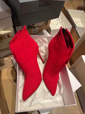 Sante red ankle boots size 38