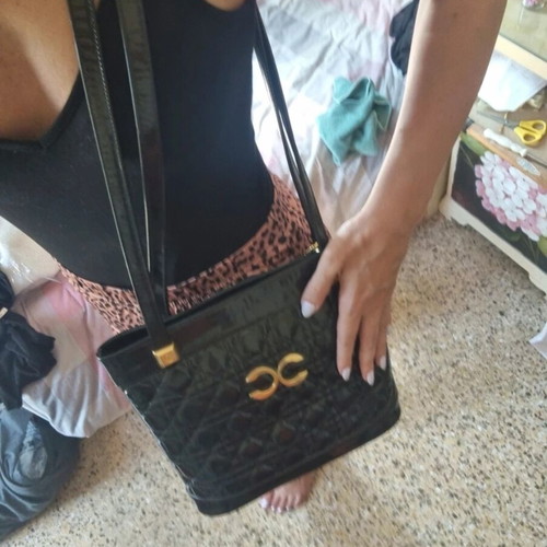Elegant shoulder bag A To Z Greek like new, black