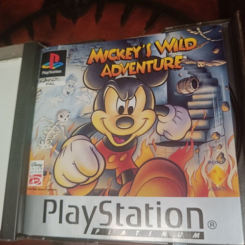 Mickey Wild Adventure PlayStation PS1 game used, Greek and English manual