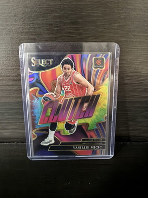 2025-26 Panini Select EuroLeague Vasilije Micic Clutch card like new