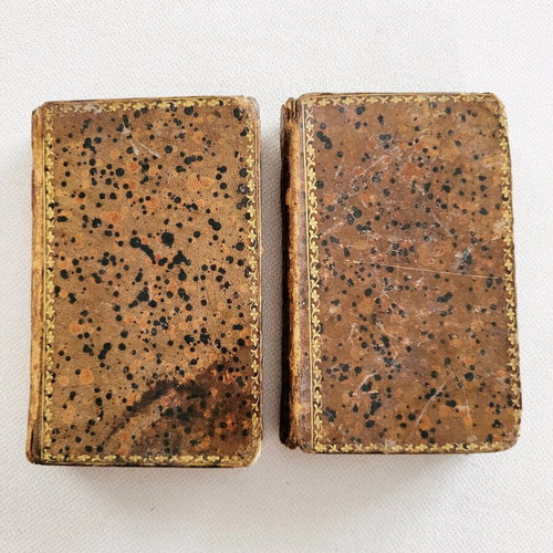Don Quichotte antique French edition 1810, used set volumes 1,2,5,6