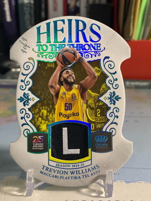 Euroleague Crown 2024-25 Trevion Williams 1of1 Patch like new