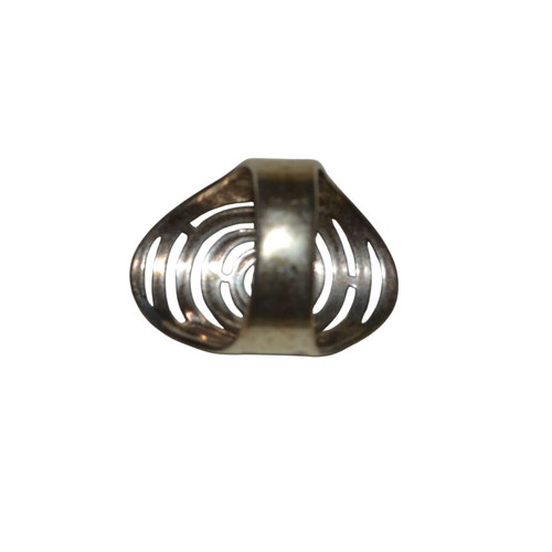 Silver hammered ring 925 like new
