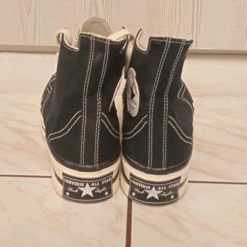 Converse Chuck 70 Plus Seasonal Flatforms boots like new, black/egret