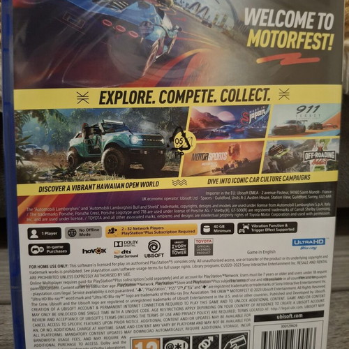 The Crew Motorfest PS5 sealed racing game