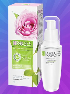 Lifting Serum with Bio Rose Water Nature of Agiva 30 ml new