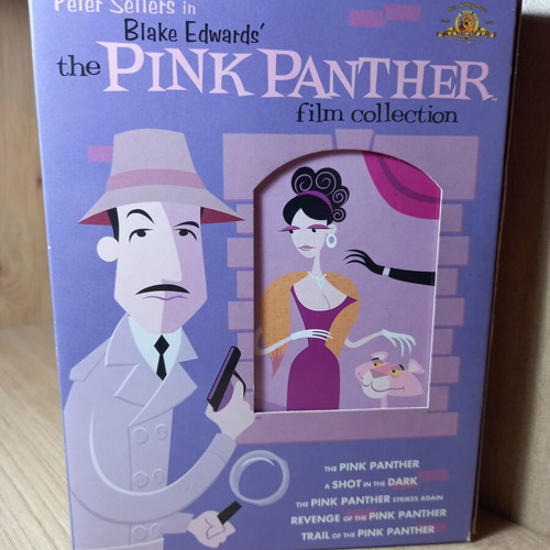 Pink Panther 5 Movies DVD Box like new with Greek subtitles