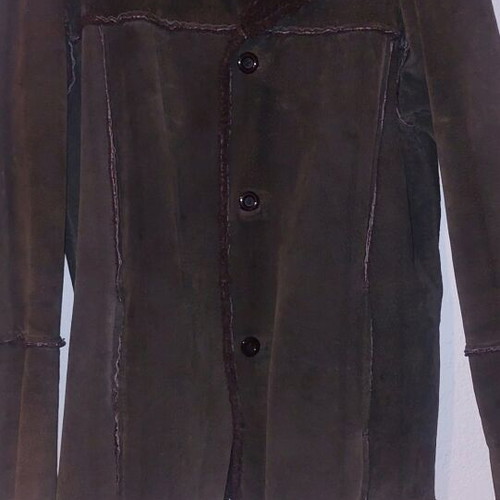 Brown vintage leather jacket like new, one size fits up to XL