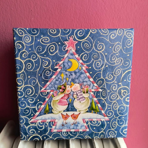 Christmas box new 16cm x 16cm