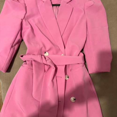Pink Bershka jacket dress like new noXS