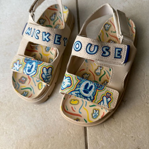 Zara Disney kids sandals No 26 like new with Mickey Mouse