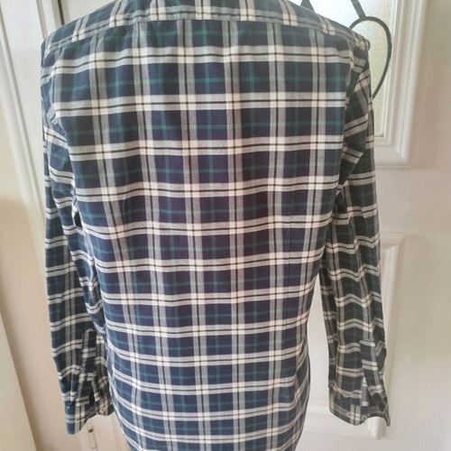 Zara men's shirt size M blue and green like new