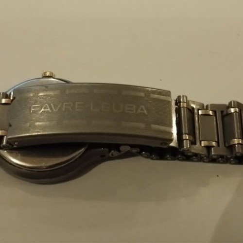 Favre Leuba women's watch titanium and gold like new