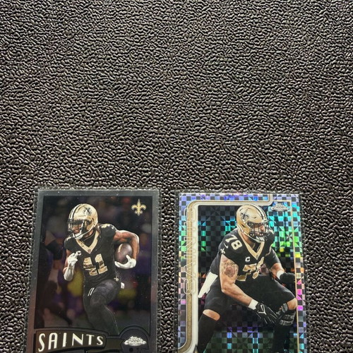 Saints NFL 2025 Topps Chrome football cards set