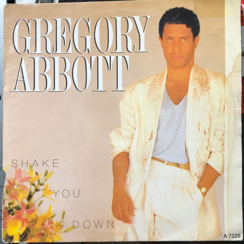 Gregory Abbott Shake You Down 7" vinyl single used, pop