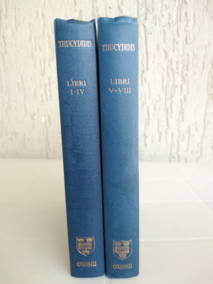 Thucydidis τόμοι 2 μεταχειρισμένοι, γνήσια έκδοση Οξφόρδης