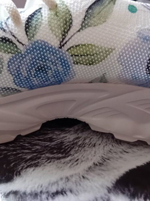 Дамски ежедневни обувки нови с връзки, размер 40, бяло и синьо