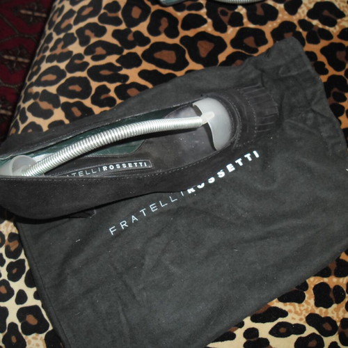 Fratelli Rossetti black pumps like new, size 39.5, 9cm heel