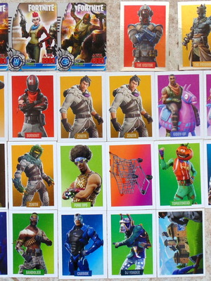 Panini Fortnite 2019 Stickers and Cards, Series 1, very good condition