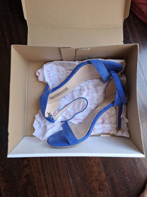 Arte Piedi blue electric sandals size 38 used