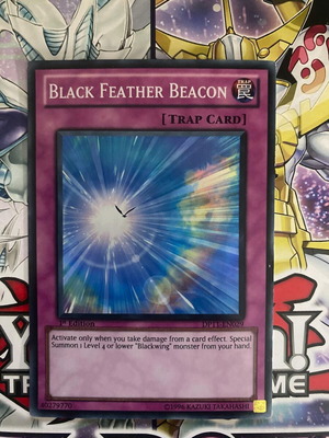 Black Feather Beacon Yu-Gi-Oh! card like new