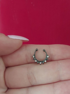 Septum earring new, silver color