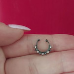 Septum earring new, silver color