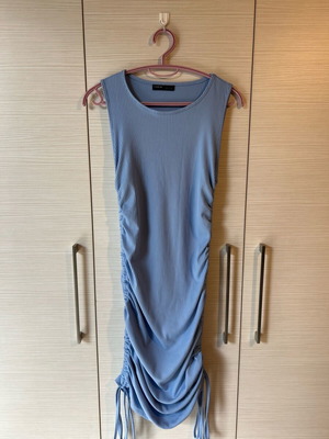 Mini blue Shein dress like new with side adjustable cords