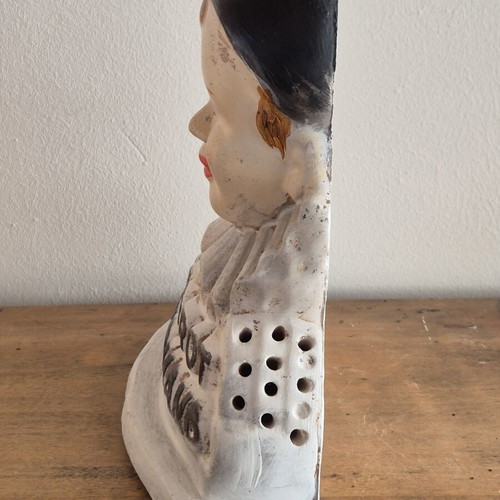 Pierrot Gourmand antique confectionery counter display bust