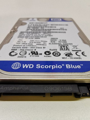 Western Digital Scorpio Blue WD1600BEVT 160GB σαν καινούργιο