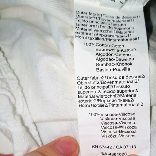 White cotton T-shirt XL SuZa brand new