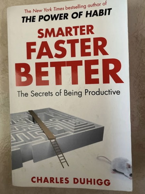 Smarter Faster Better self-improvement book like new, English