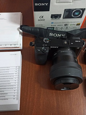 Sony a6000 with Sigma 30mm f/1.4 Contemporary lens like new