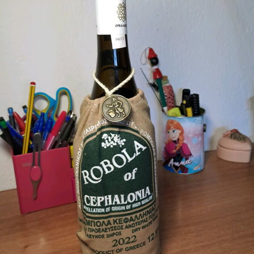 Wine bottle used, empty