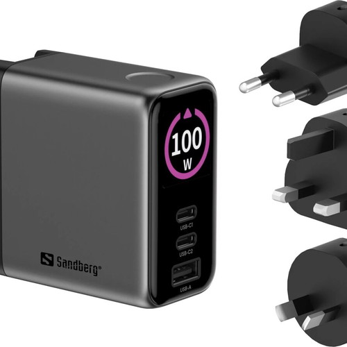 Sandberg Travel Charger PD100W Display made to order