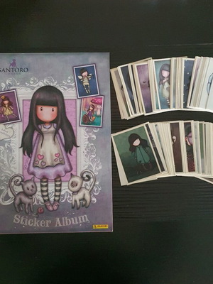 Santoro Gorjuss 2 Panini album like new with complete sticker set