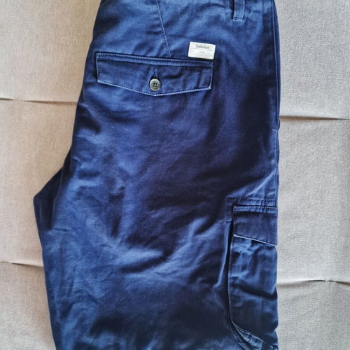 Timberland cargo shorts, blue, new