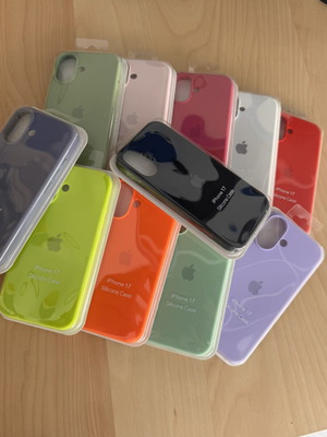 Apple Silicone Case for iPhone 17 new with microfiber lining