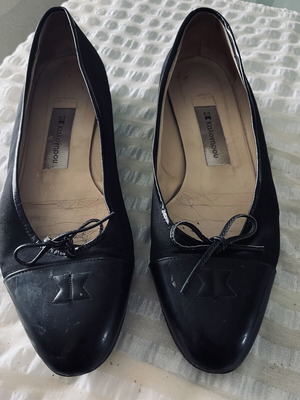 Kalogirou black ballerinas used