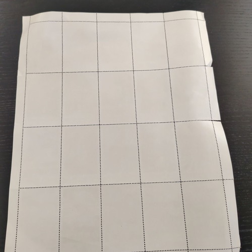 EOT Sheet with 20 Vignettes used