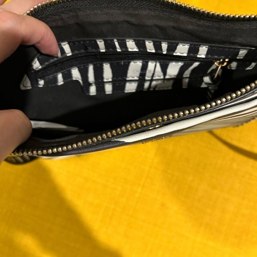 Animal print zebra bag