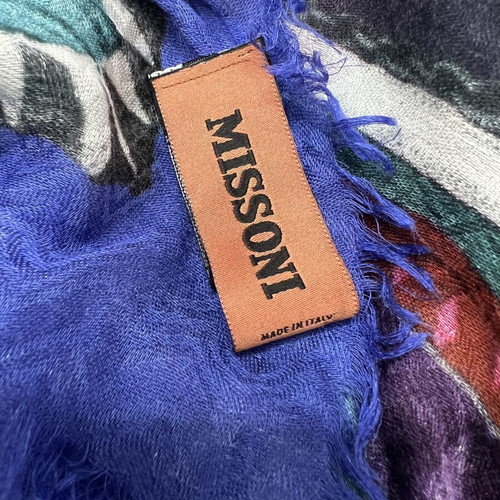 Missoni φουλάρι με κλασικό πολύχρωμο σχέδιο μεταχειρισμένο