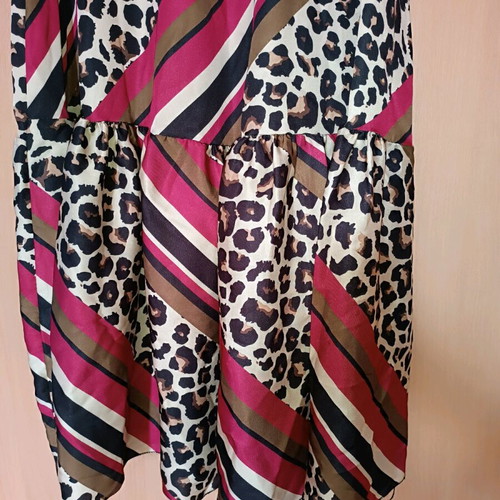 Women's long dress like new, multicolor, size M-L