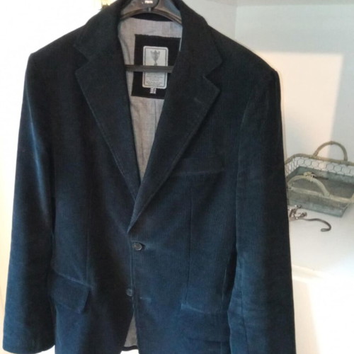 Men's Corduroy Jacket Zara Black Like New Size M,L