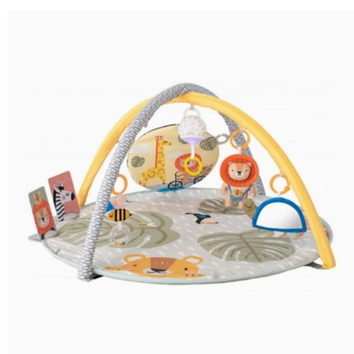 Taf Toys Activity Gym used with removable toys and sensory mat