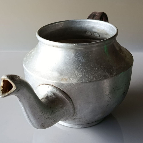 Vintage teapot made in Thessaloniki used